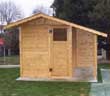 Casetta 2x2.5 con tettoia laterale da 1.70