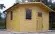 Casetta 4x4 con finestre grandi