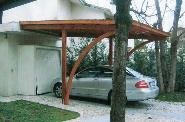 box auto 5x4 adossato con archi