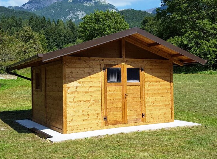 CASETTA IN LEGNO PER MONTAGNA ALTE CIME