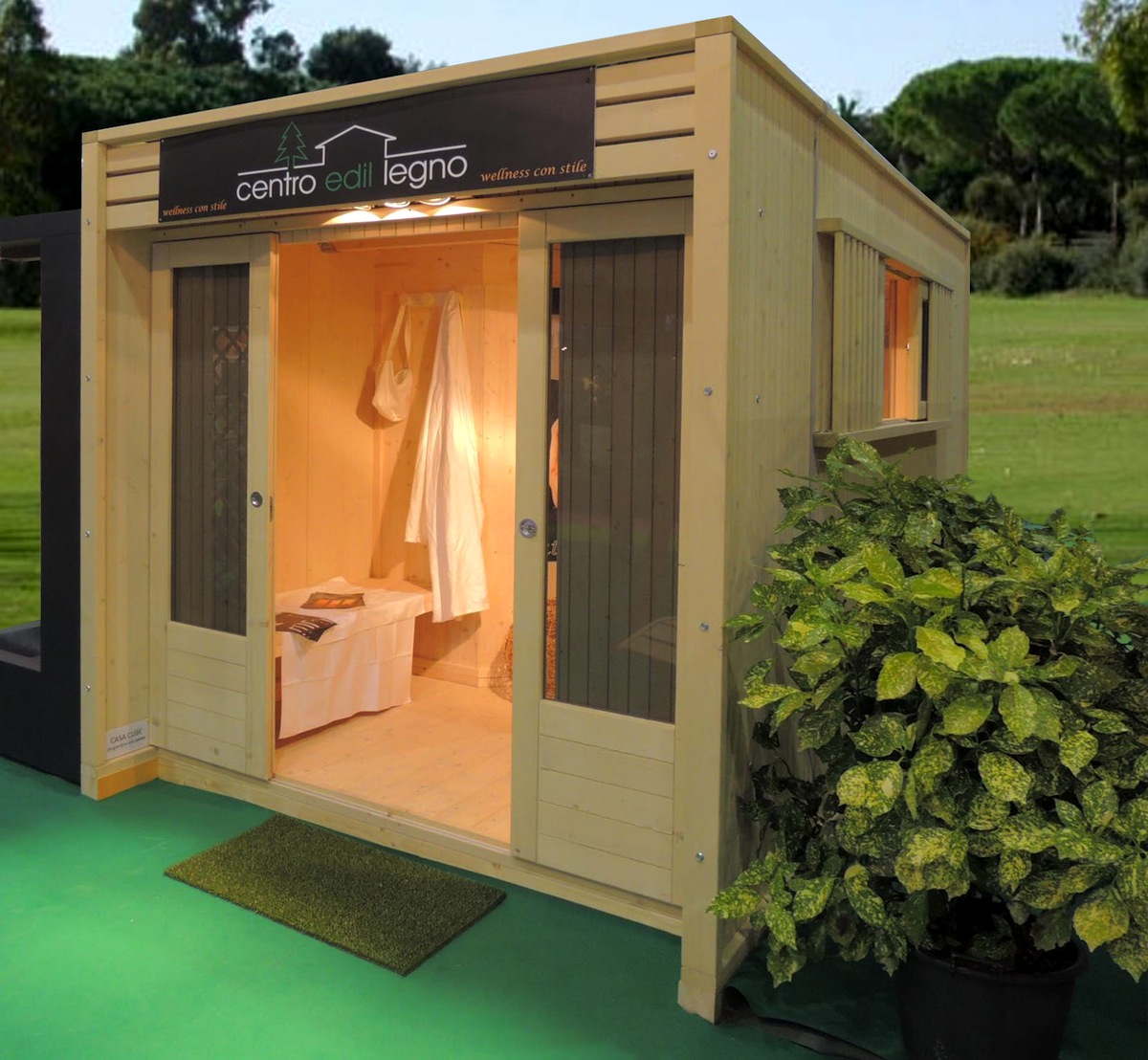 Modelli sauna finlandese e sauna con bagno turco hammam in kit di ...