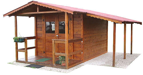 Casette da giardino in legno su misura edil legno Veranda da giardino lamellare
