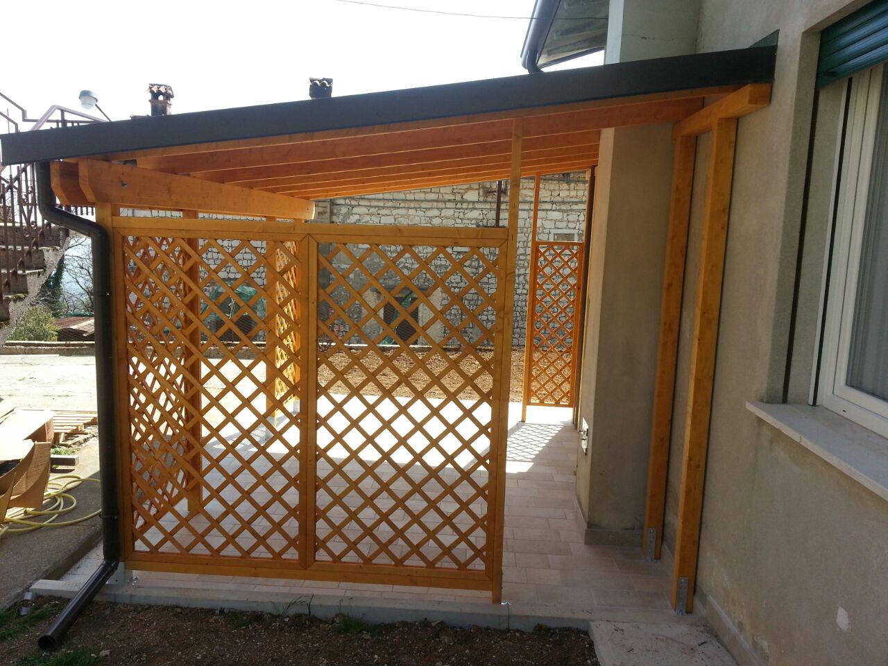Modelli pergolati e coperture in legno
