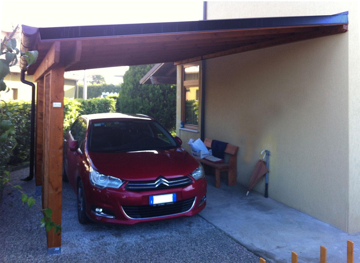 Modelli box auto in legno