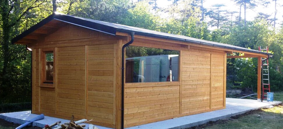 casa in legno 4x6 isolata
