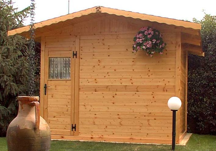 Casetta da giardino in legno mt.3x3
